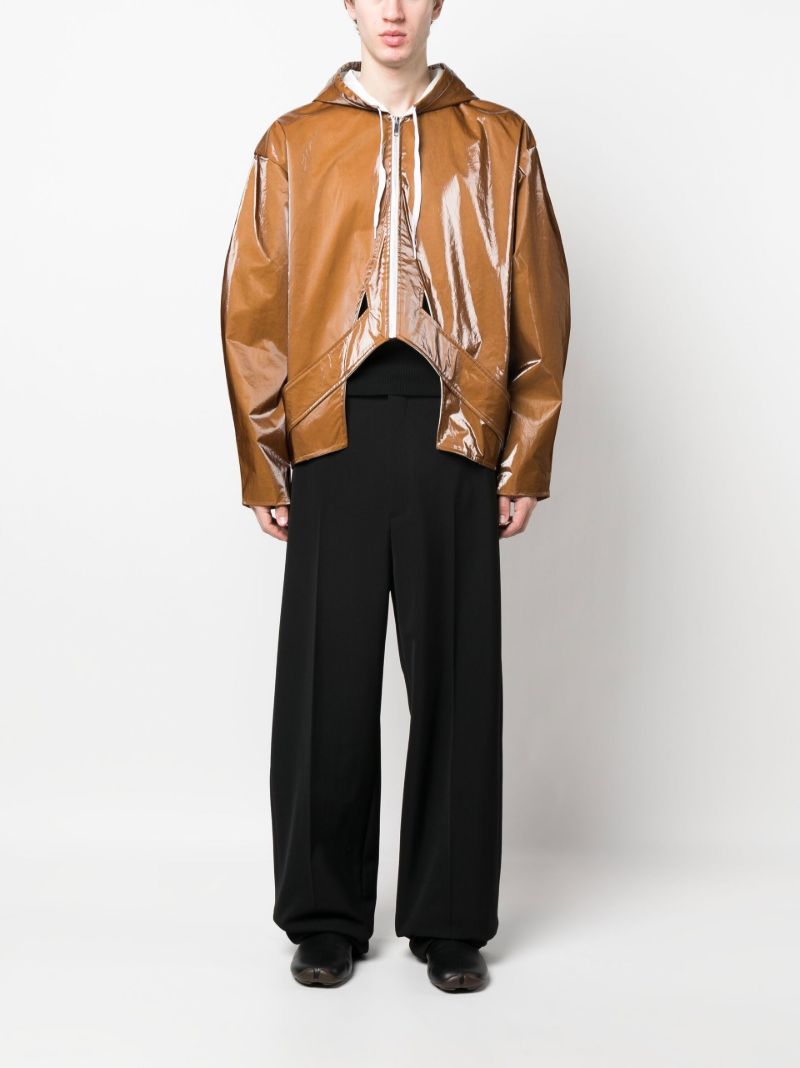 Brown Jukebox Hooded Jacket