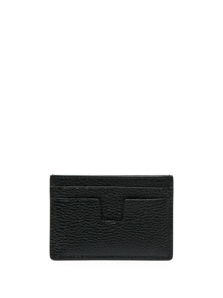 Black Leather Card Holder