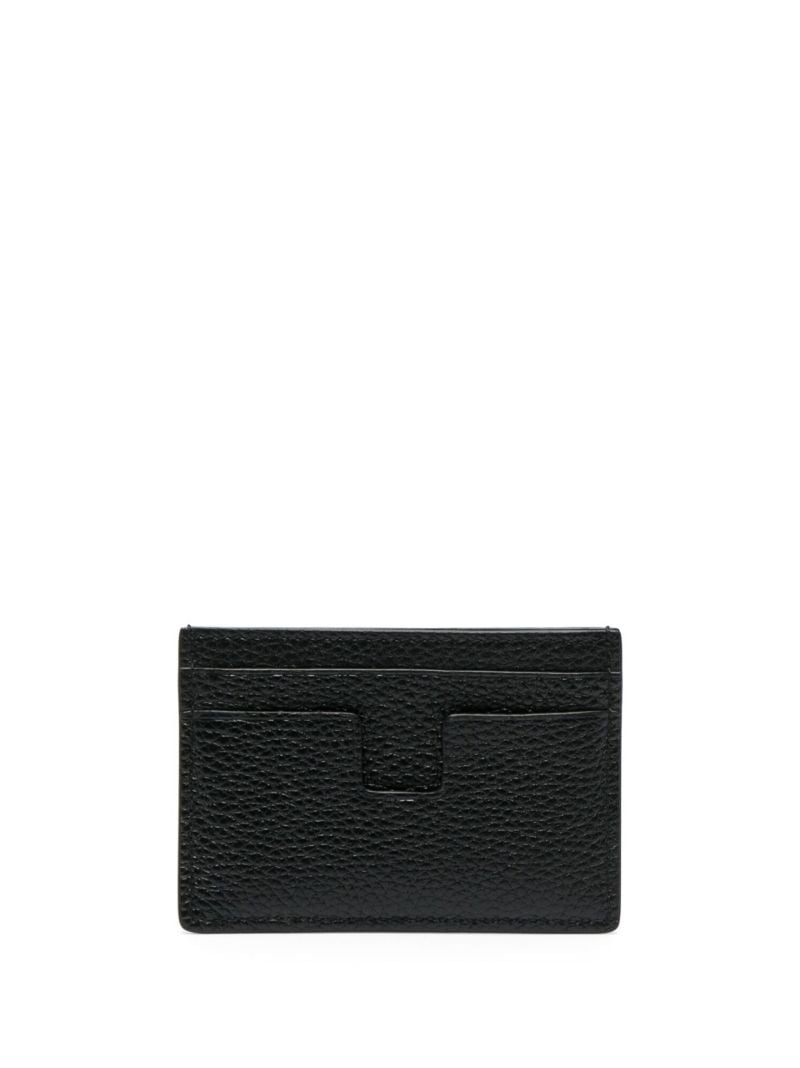 Black Leather Card Holder