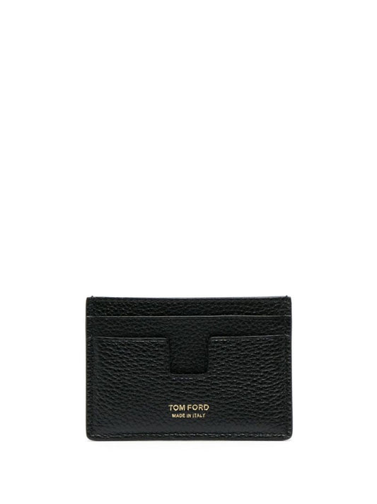 Black Leather Card Holder