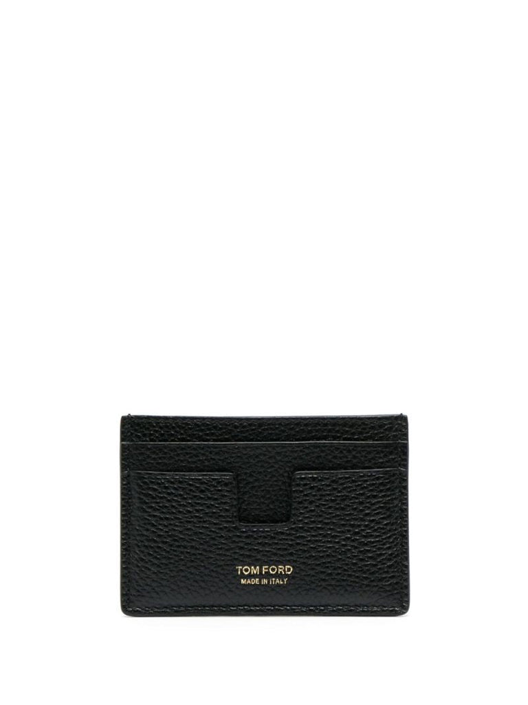Black Leather Card Holder
