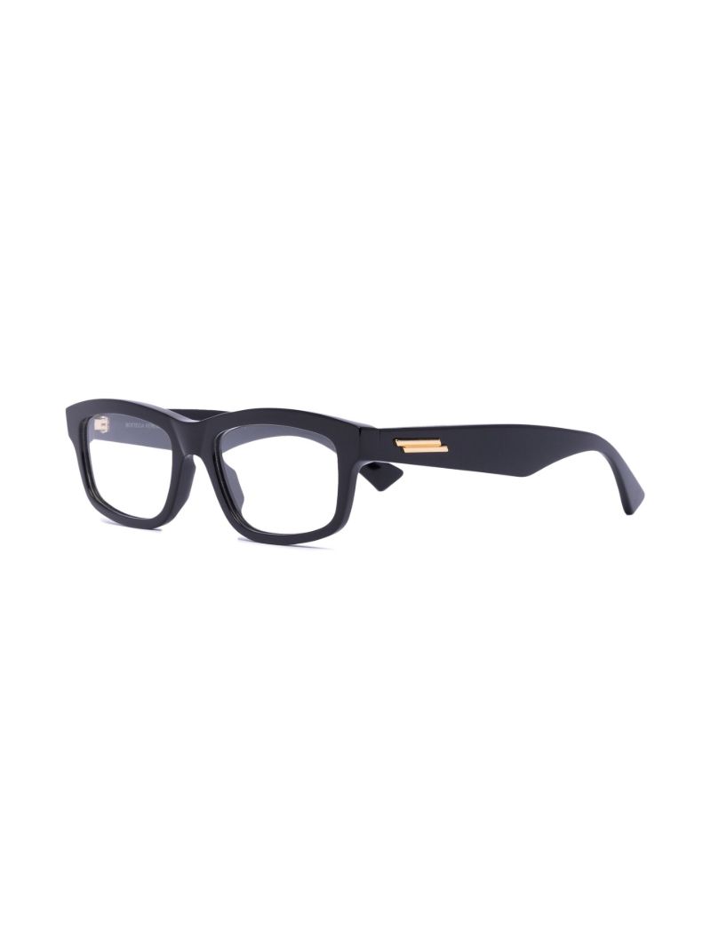 Black Rectangle Optical Glasses