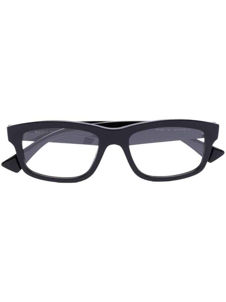 Black Rectangle Optical Glasses