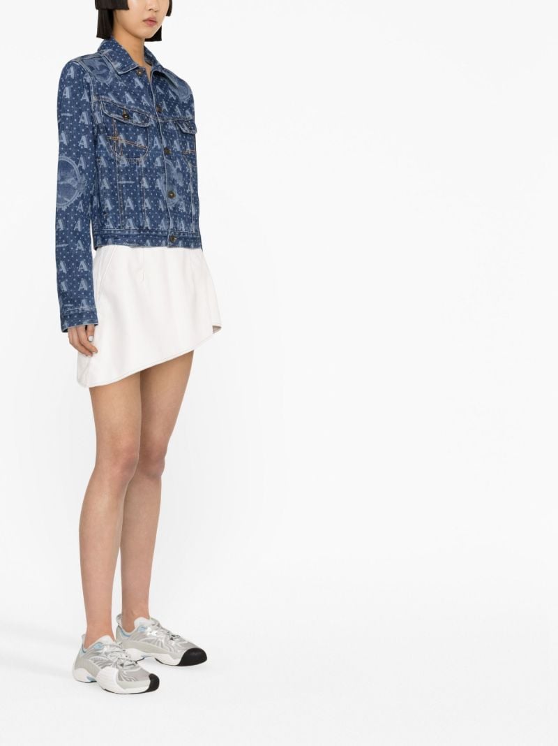 Blue Mombasa Monogram Denim Jacket