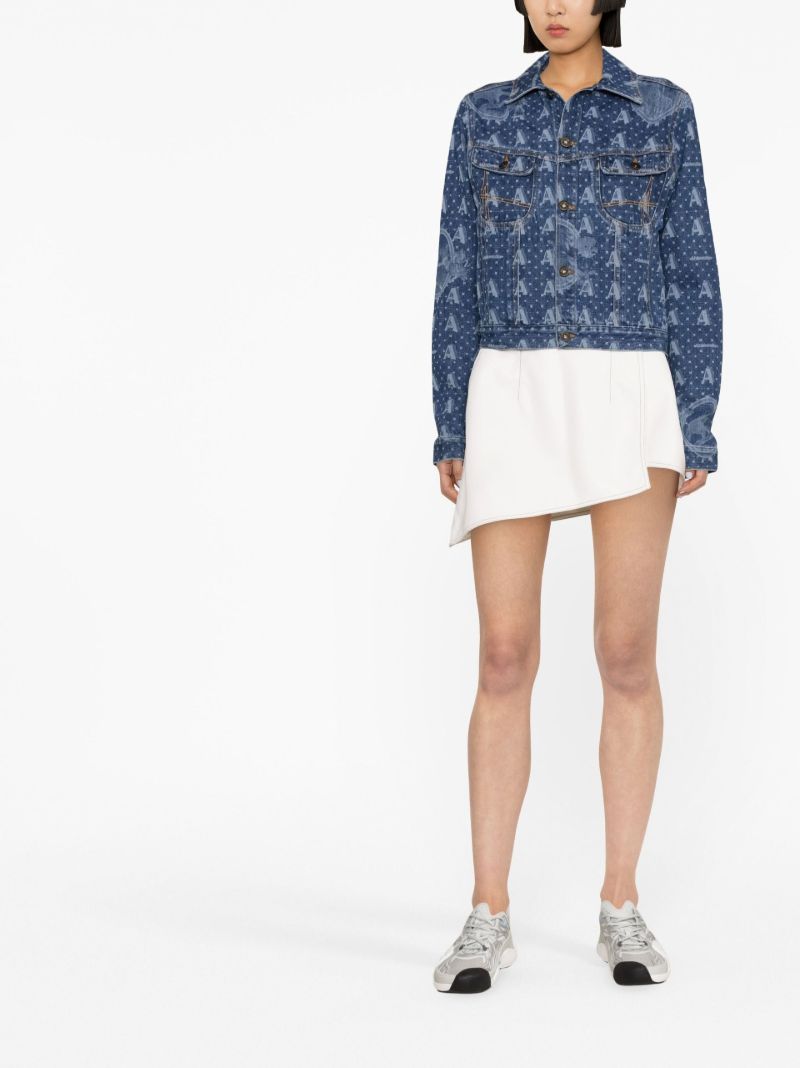 Blue Mombasa Monogram Denim Jacket