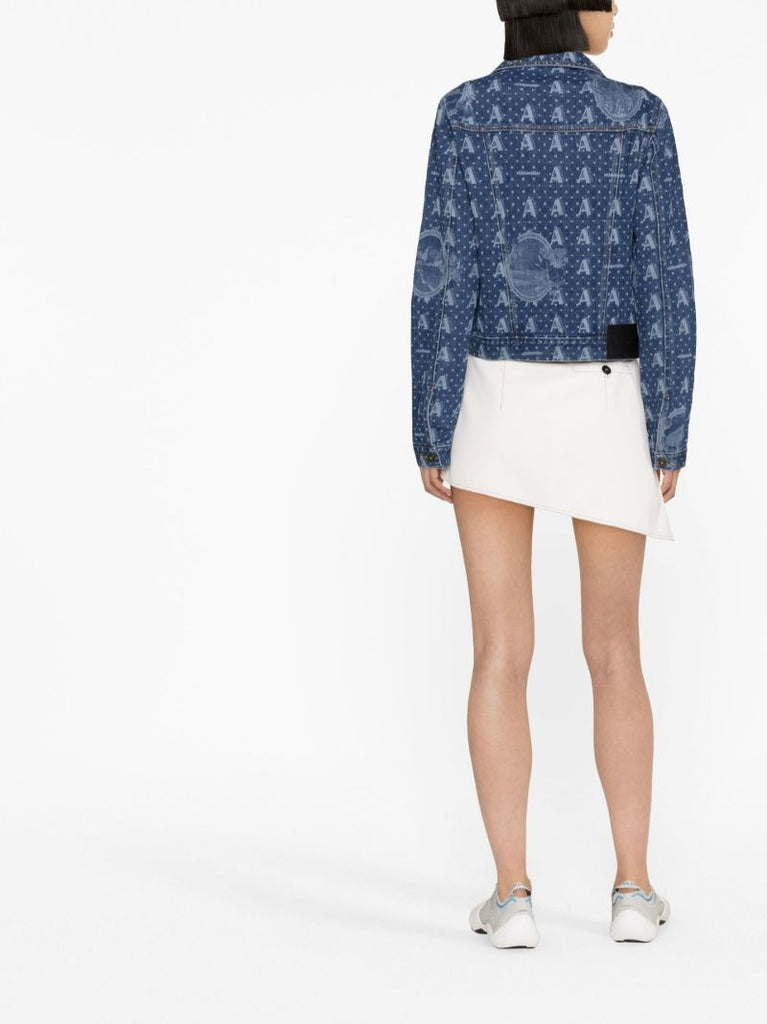 Blue Mombasa Monogram Denim Jacket