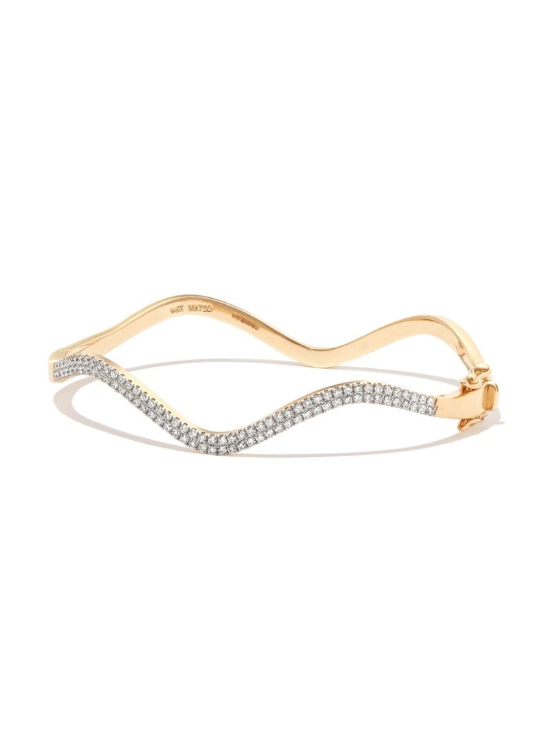 14k Yellow Gold Diamond Bracelet
