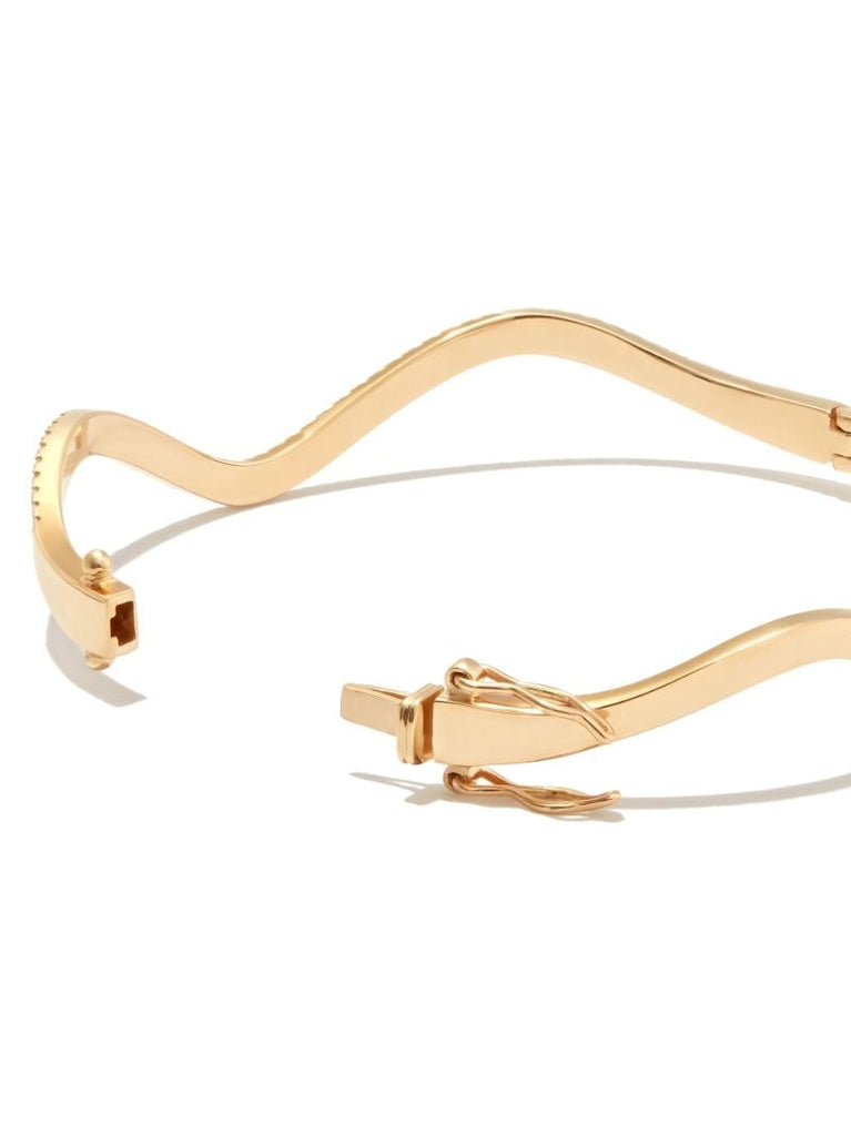14k Yellow Gold Diamond Bracelet