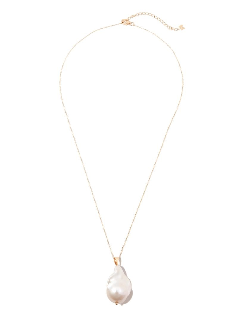 14k Yellow Gold Pearl Necklace