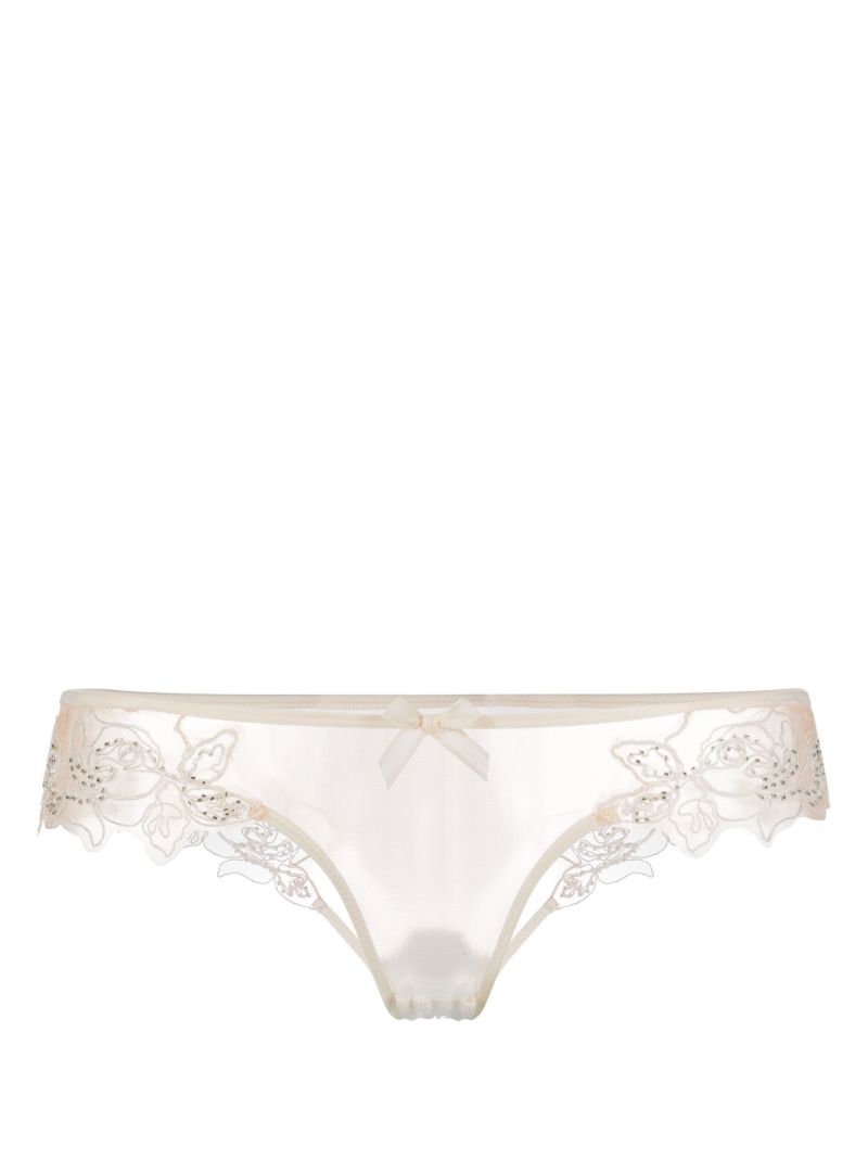 Neutral Lindie Lace Briefs