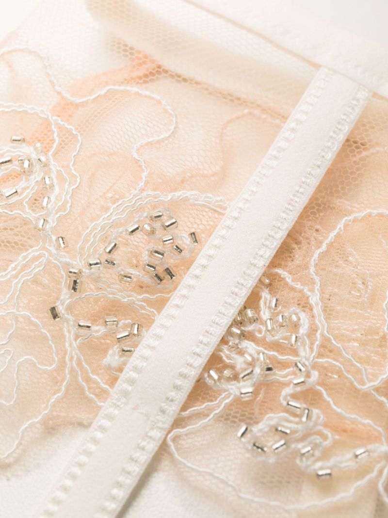 Neutral Lindie Lace Suspenders