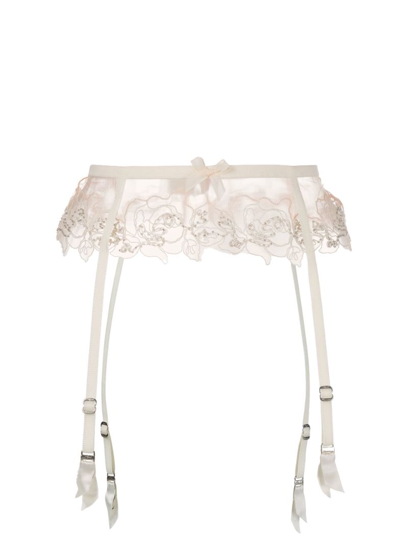 Neutral Lindie Lace Suspenders