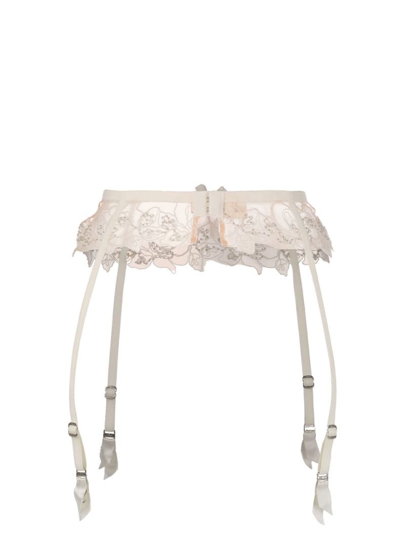 Neutral Lindie Lace Suspenders