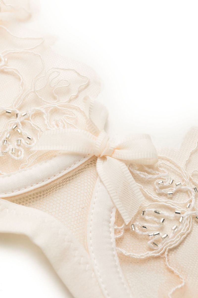 Neutral Lindie Lace Bra