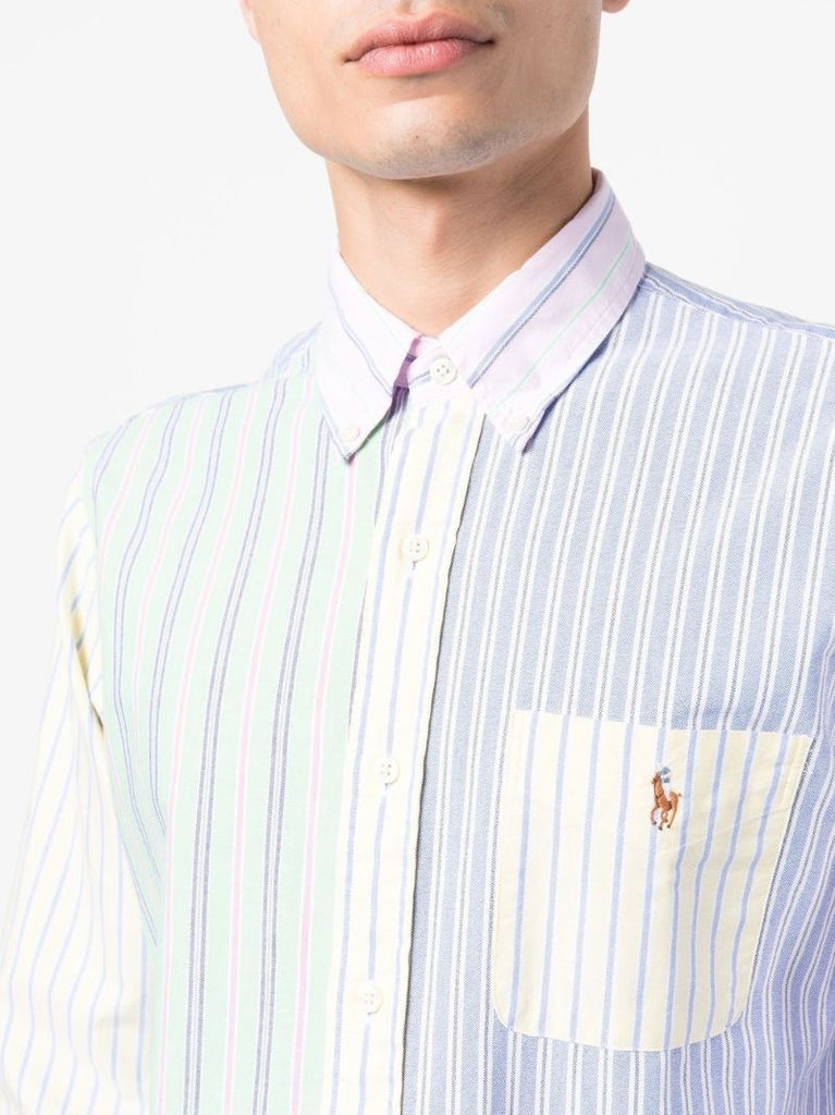 Blue Striped Oxford Shirt