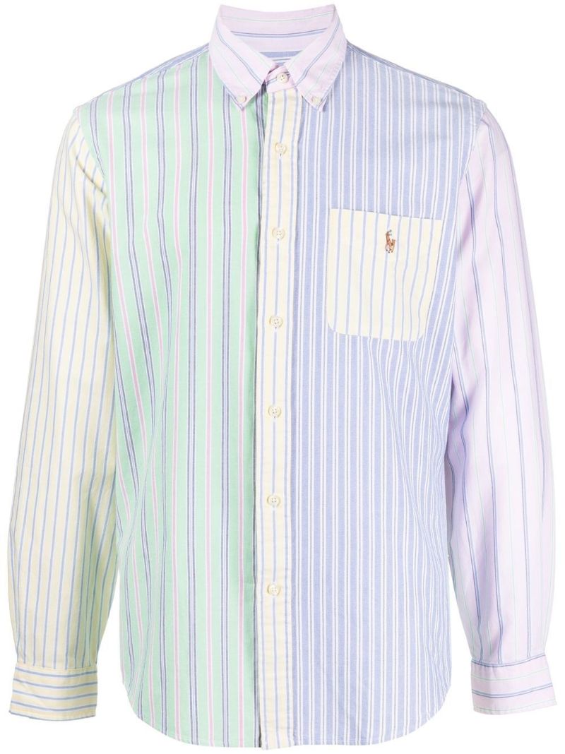 Blue Striped Oxford Shirt