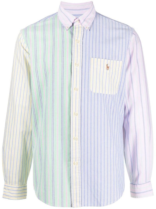 Blue Striped Oxford Shirt