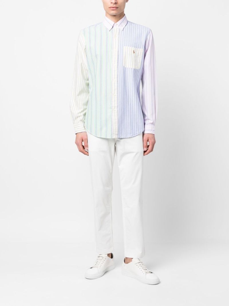 Blue Striped Oxford Shirt
