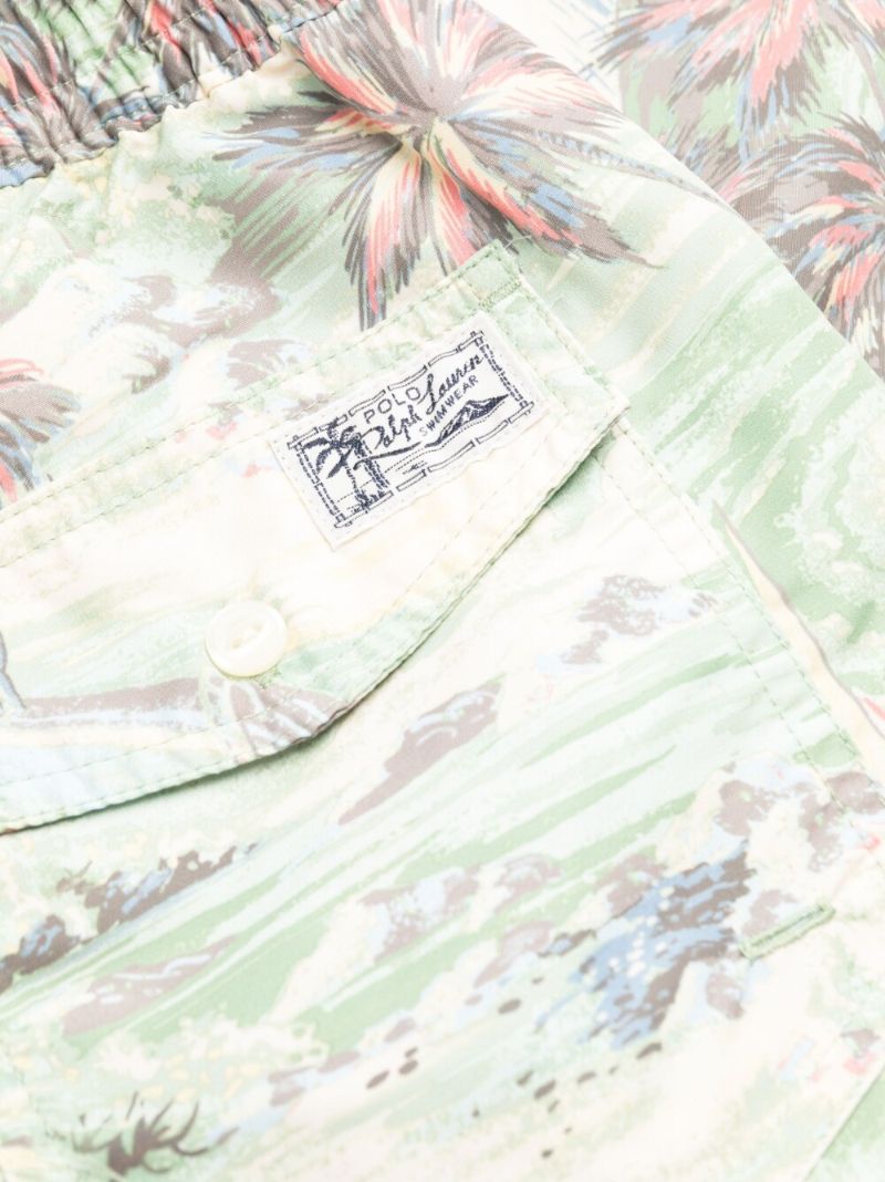 Green Traveller Swim Shorts