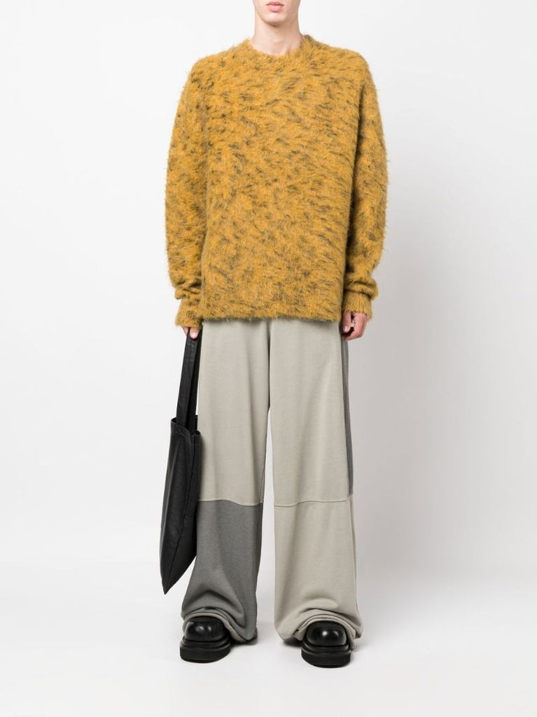 Green Panelled Track Pants
