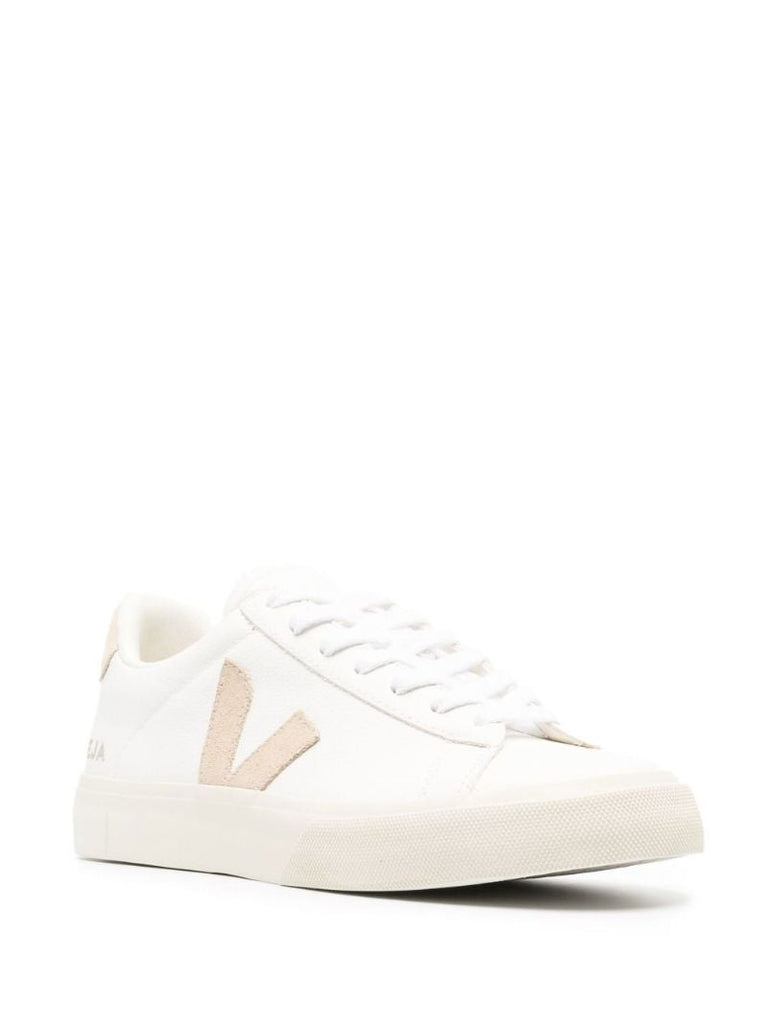 White Campo Low-top Leather Sneakers