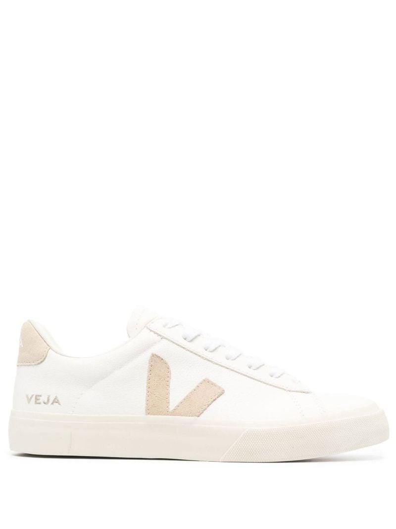 White Campo Low-top Leather Sneakers