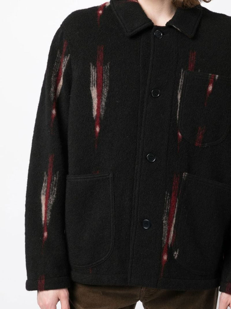 Black Labour Bird Print Jacket