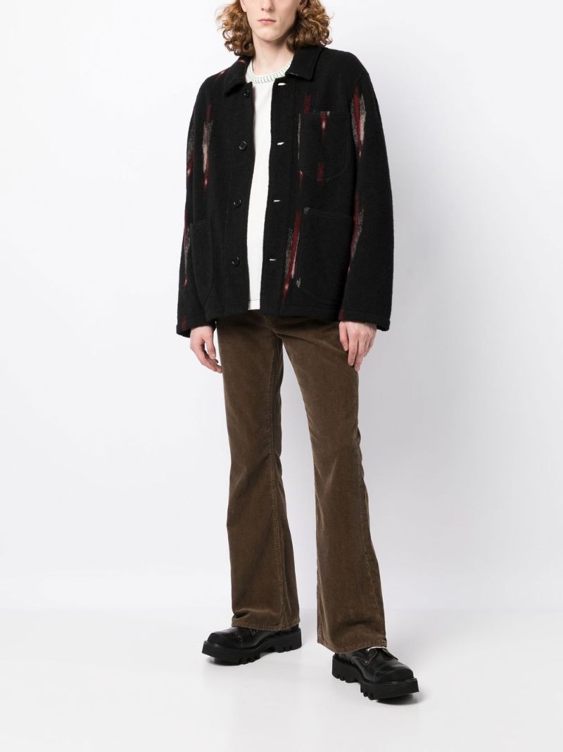 Black Labour Bird Print Jacket