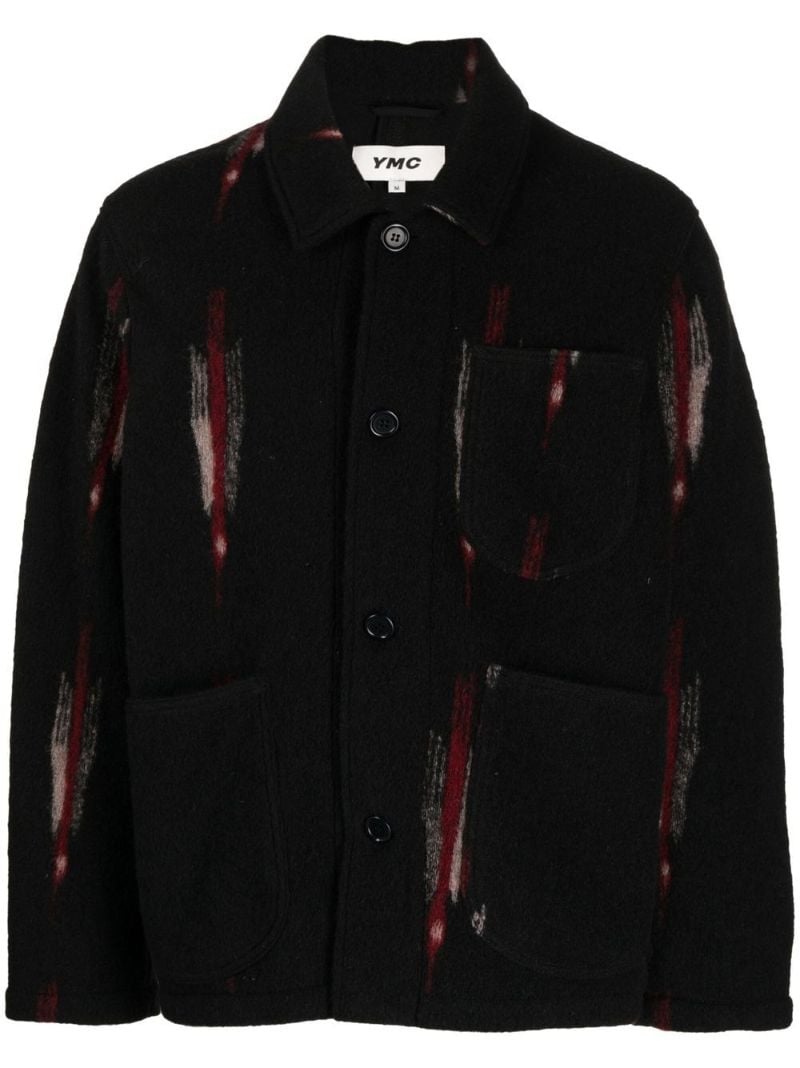 Black Labour Bird Print Jacket