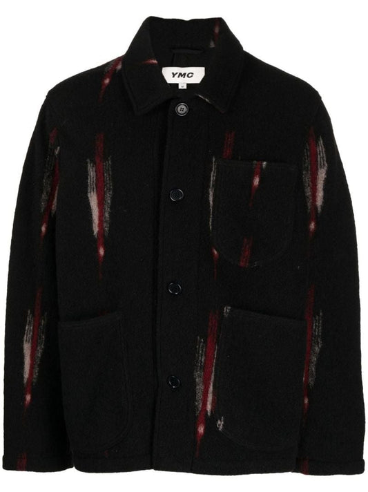Black Labour Bird Print Jacket