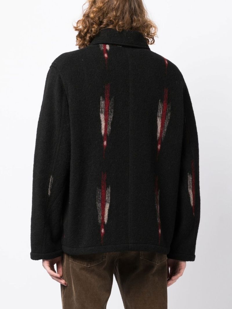 Black Labour Bird Print Jacket