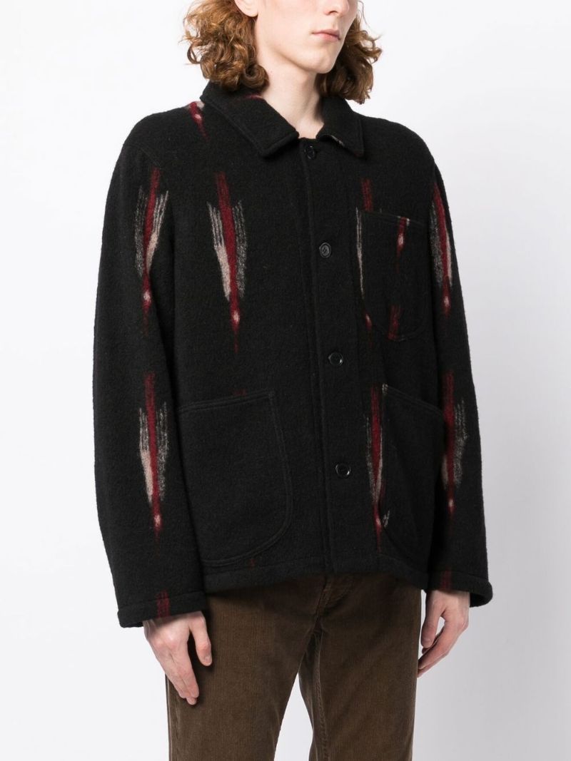 Black Labour Bird Print Jacket