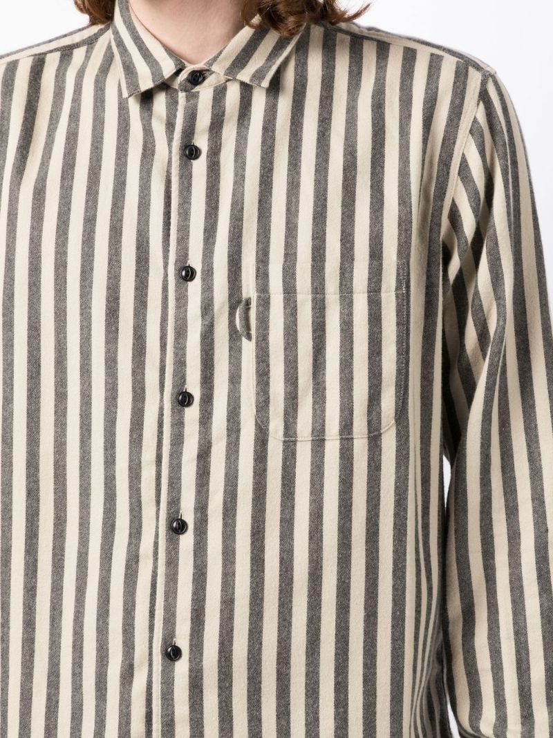 Neutral Curtis Striped Shirt