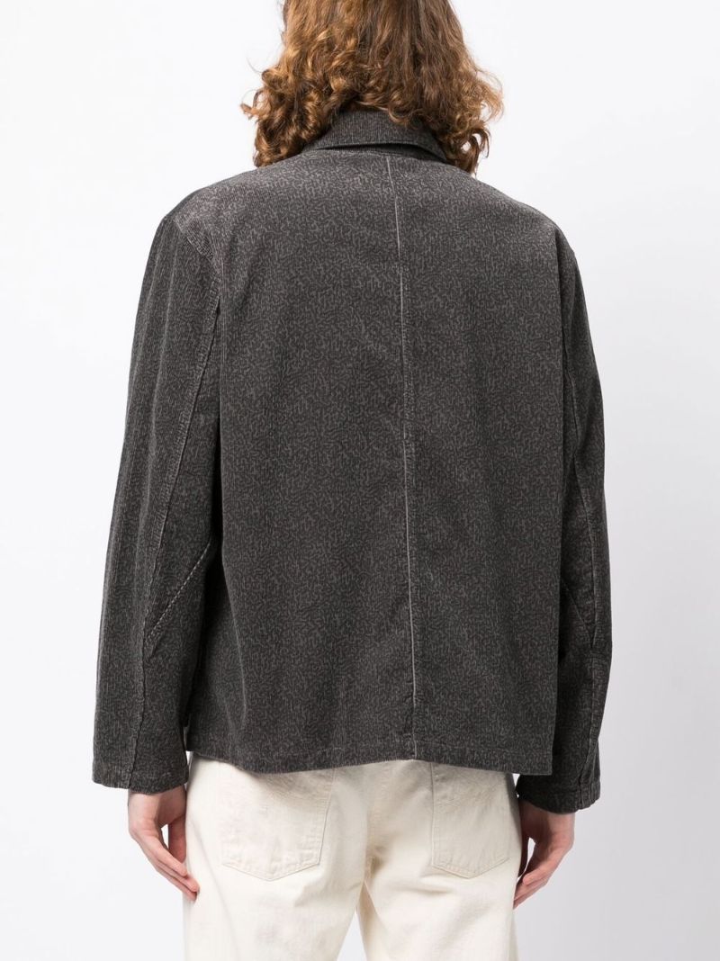 Grey Labour Coral Print Corduroy Jacket