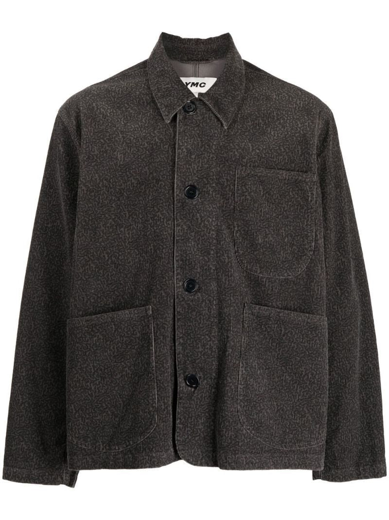 Grey Labour Coral Print Corduroy Jacket