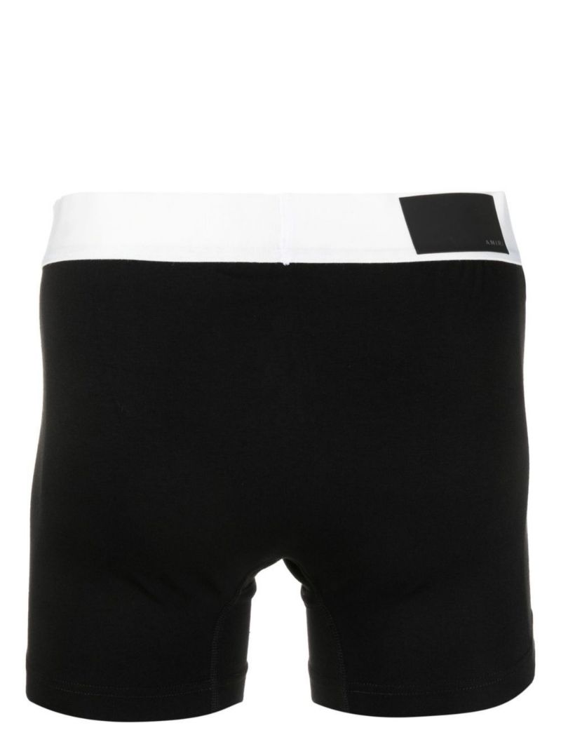 Black Logo Patch Boxer Briefs