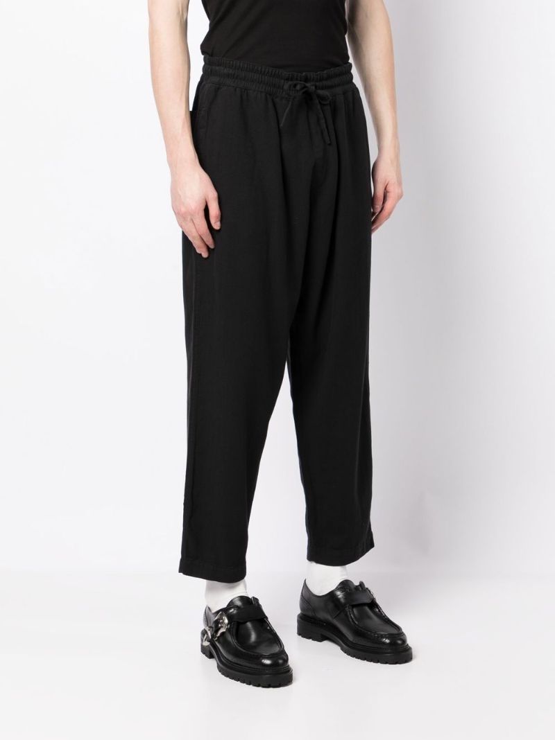Black Alva Organic Cotton Trousers