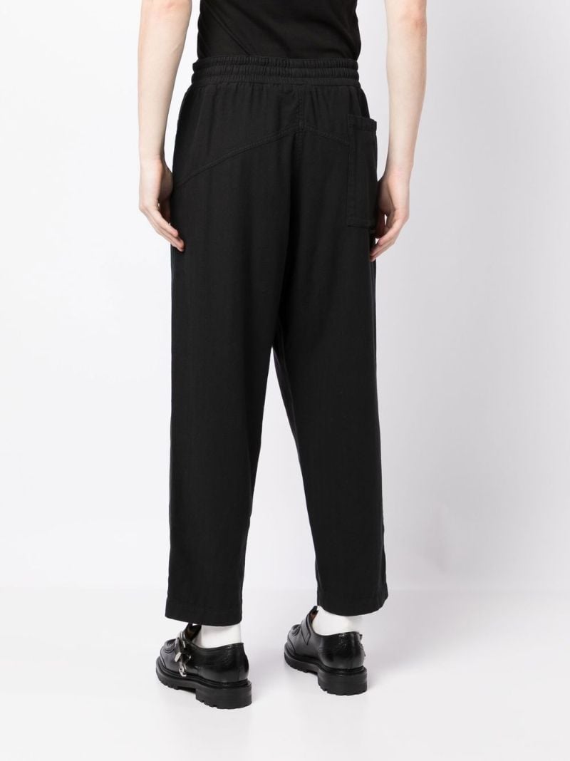 Black Alva Organic Cotton Trousers