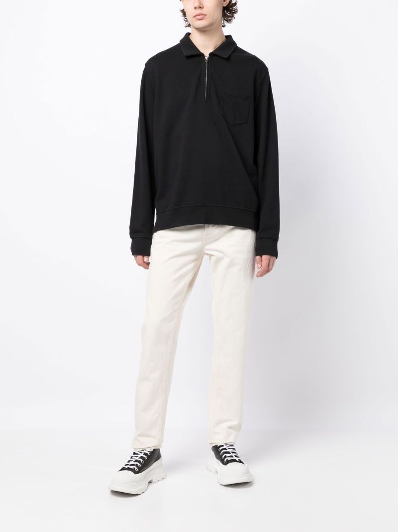 Black Sugden Cotton Sweatshirt