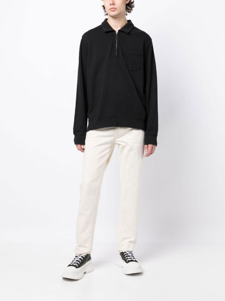 Black Sugden Cotton Sweatshirt