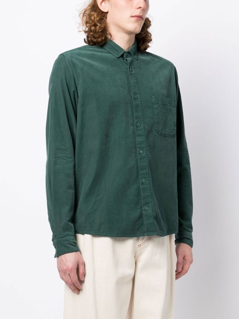 Green Needlecord Shirt