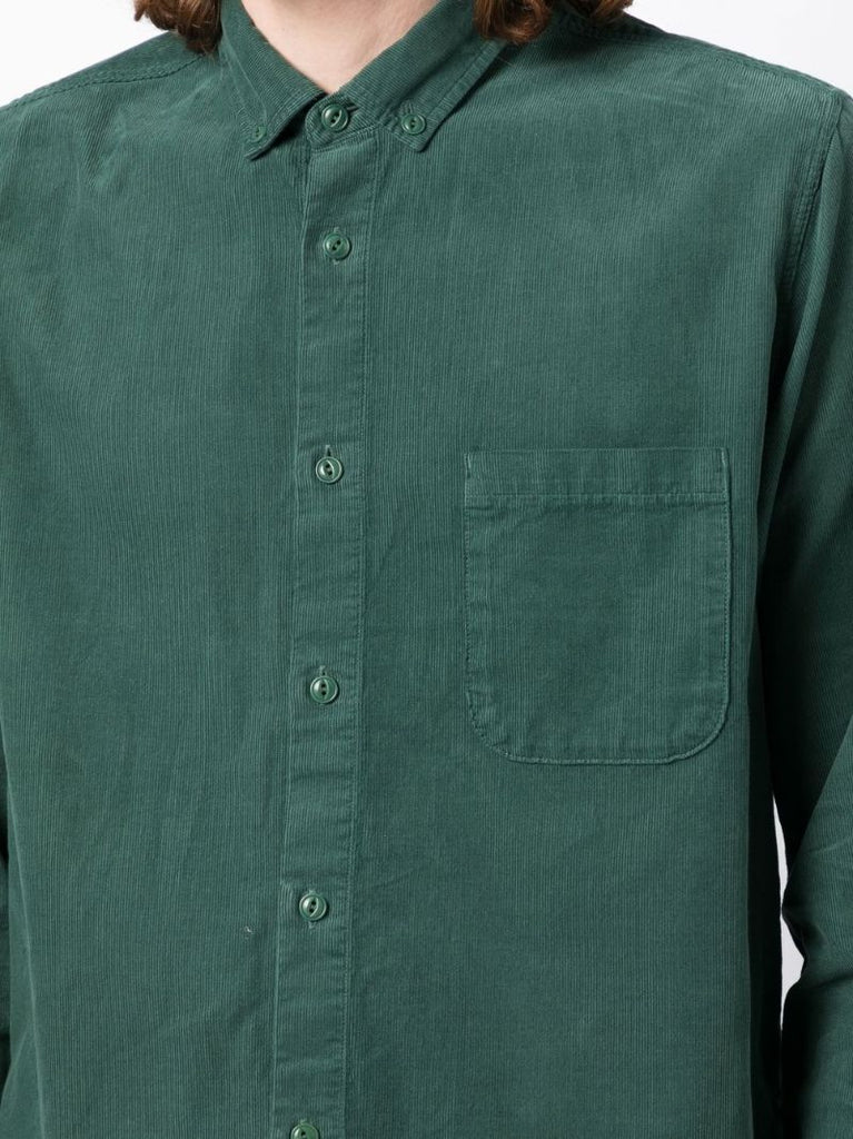Green Needlecord Shirt