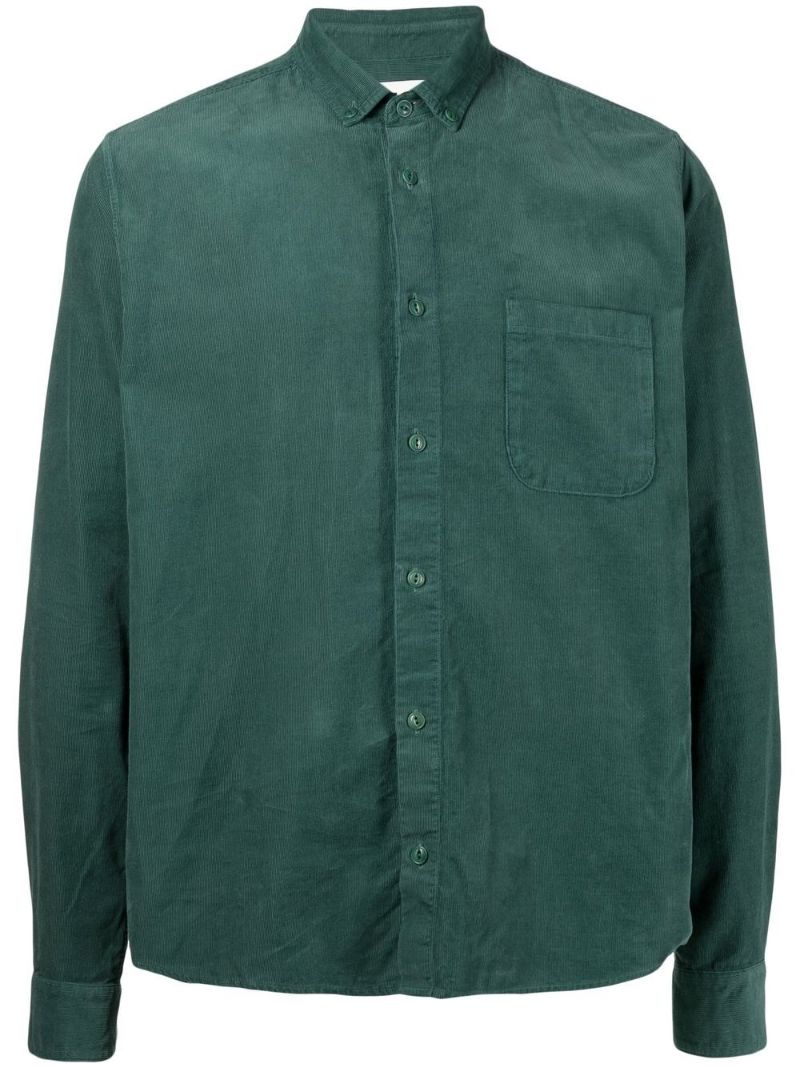 Green Needlecord Shirt