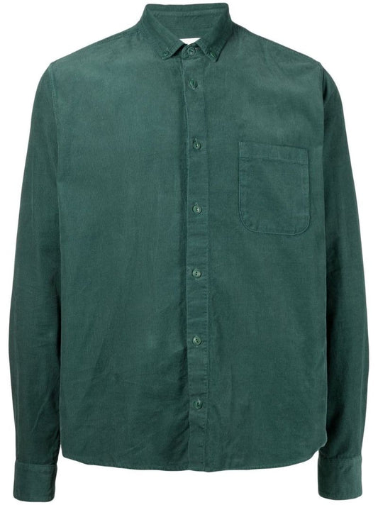 Green Needlecord Shirt
