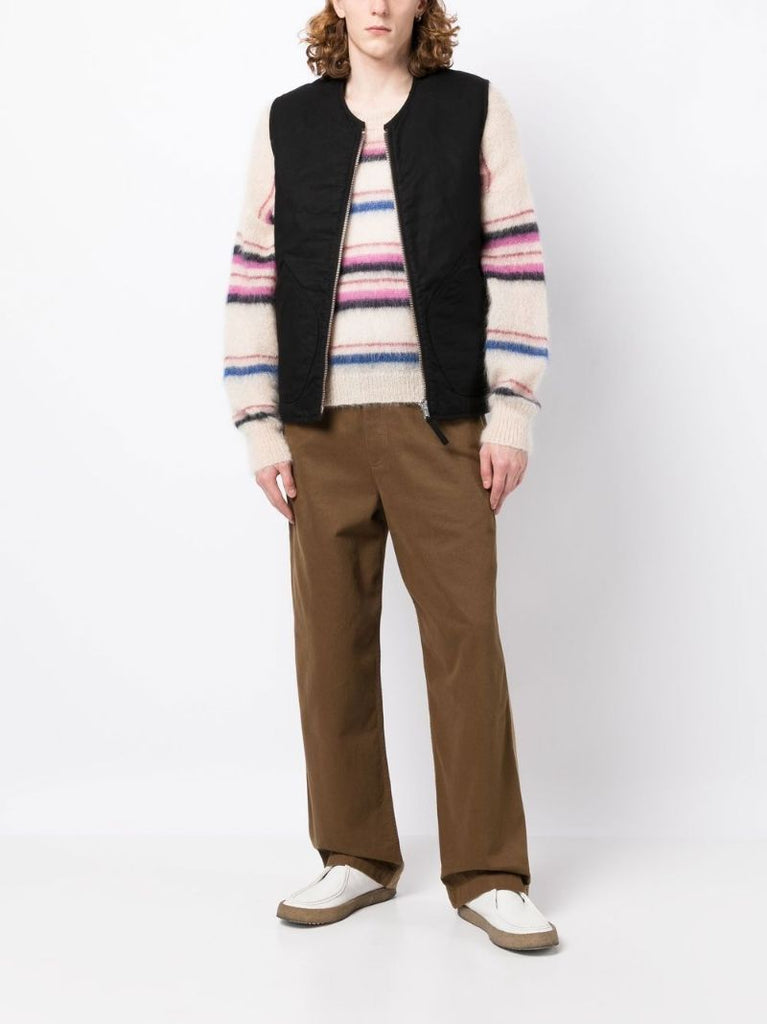 Brown Wyatt Fleece Reversible Gilet