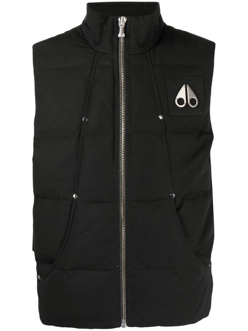 Black Montreal Padded Gilet