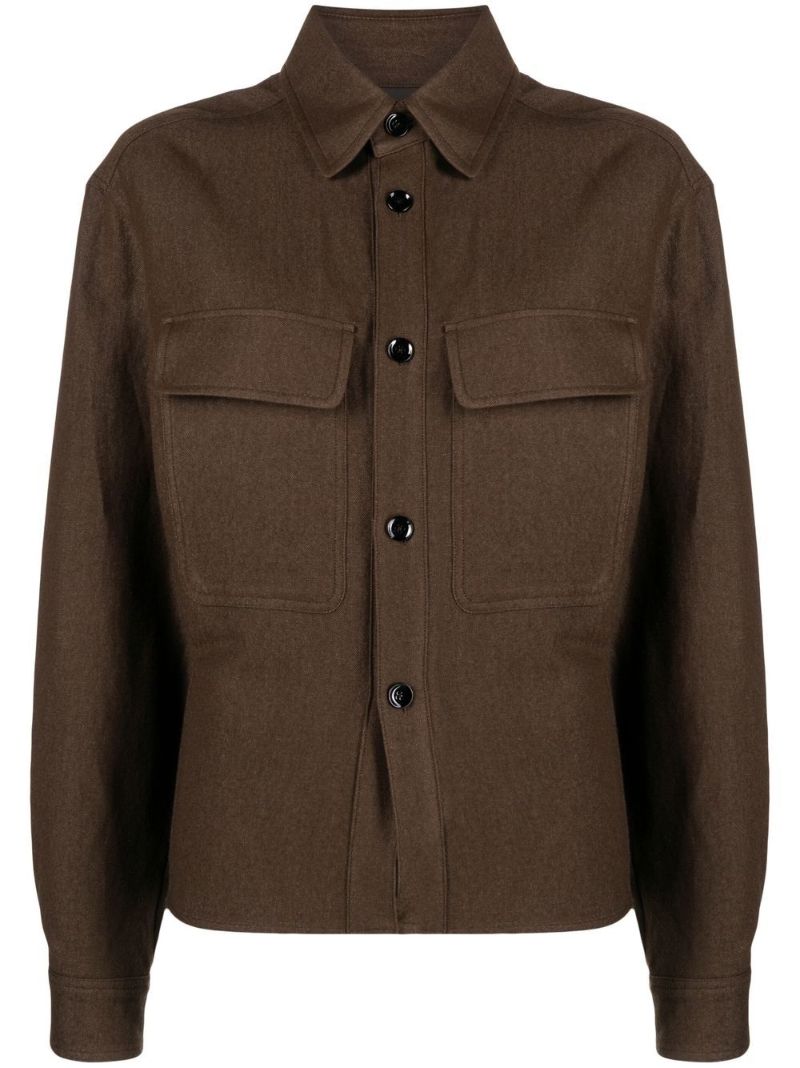 Brown Fitted Shirt