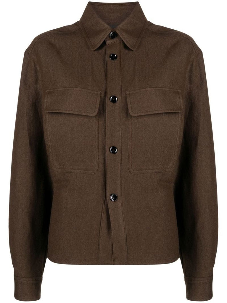 Brown Fitted Shirt