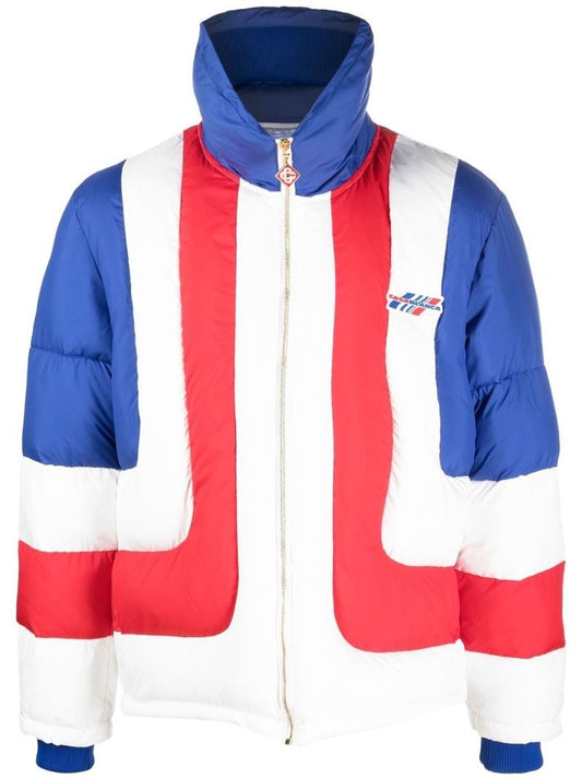 White Air Colourblock Puffer Jacket