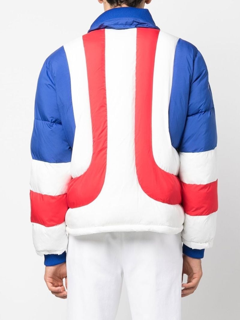White Air Colourblock Puffer Jacket